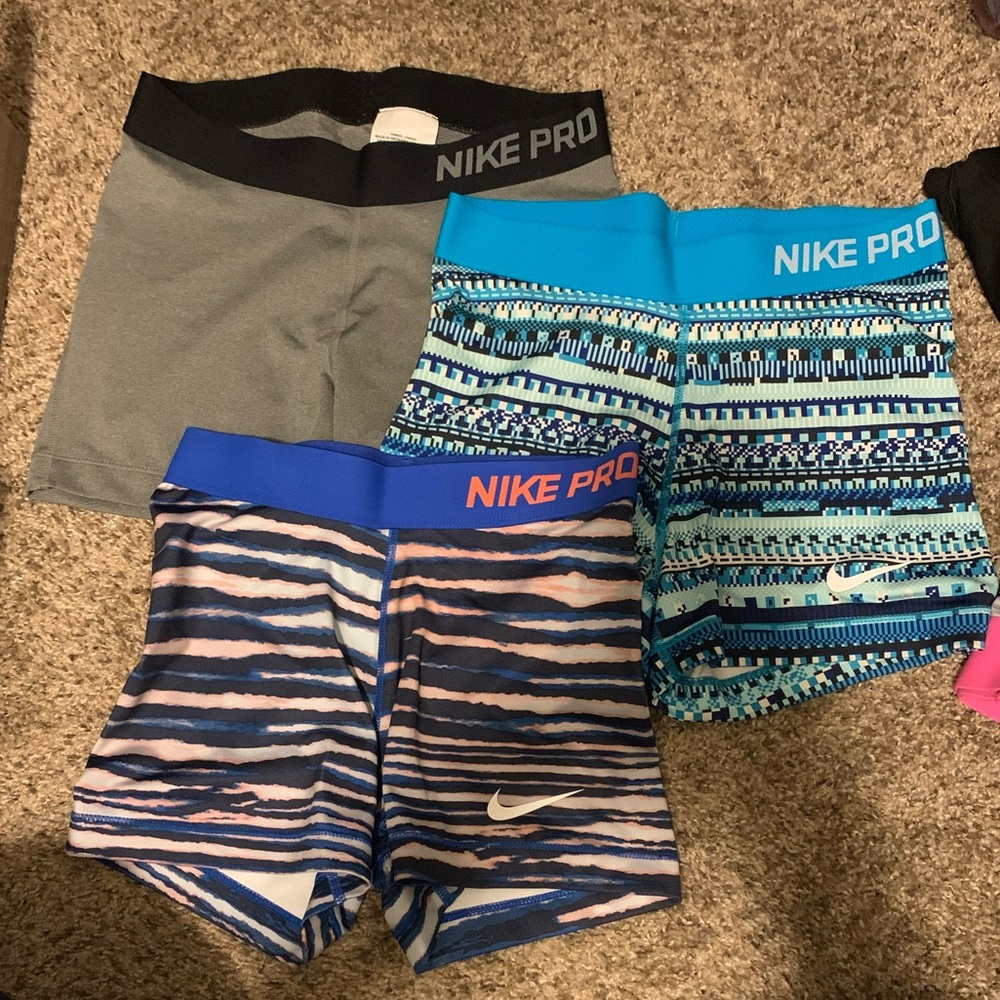 Bundle of Nike pro shorts